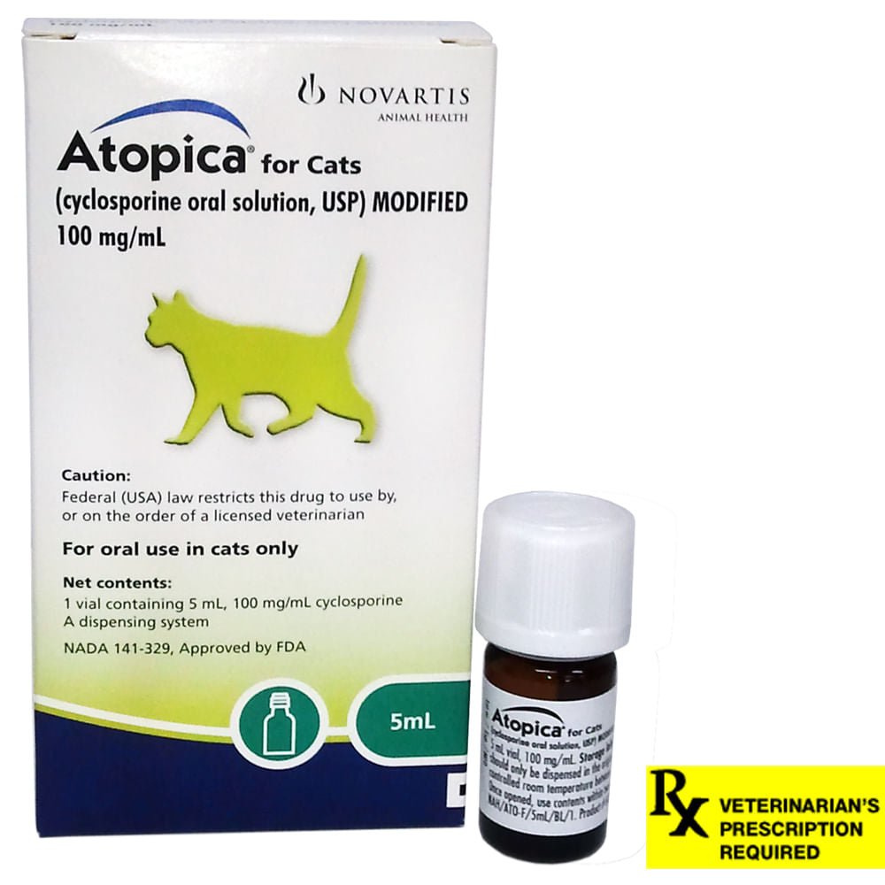 Rx Atopica  5 ml  100mg/ml