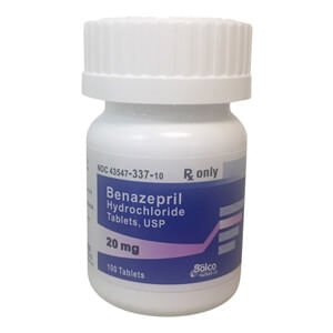 Rx Benazepril 20mg x 100 tablets