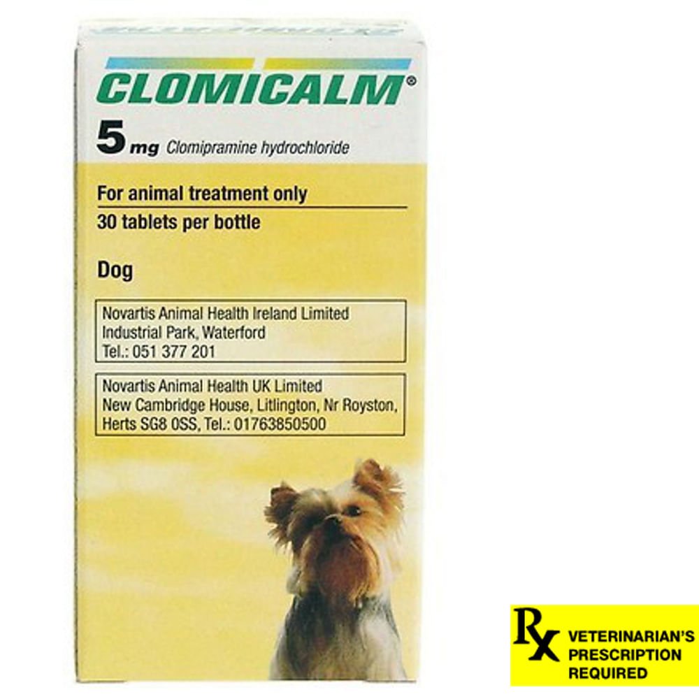 Rx Clomicalm 5mg x 30 tablets