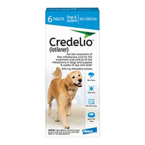 Rx Credelio 50.1-100 lbs (Blue) x 6 month