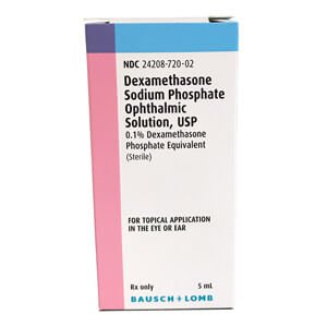 Rx Dexamethasone Ophthalmic Solution 0.1% x 5 ml bottle