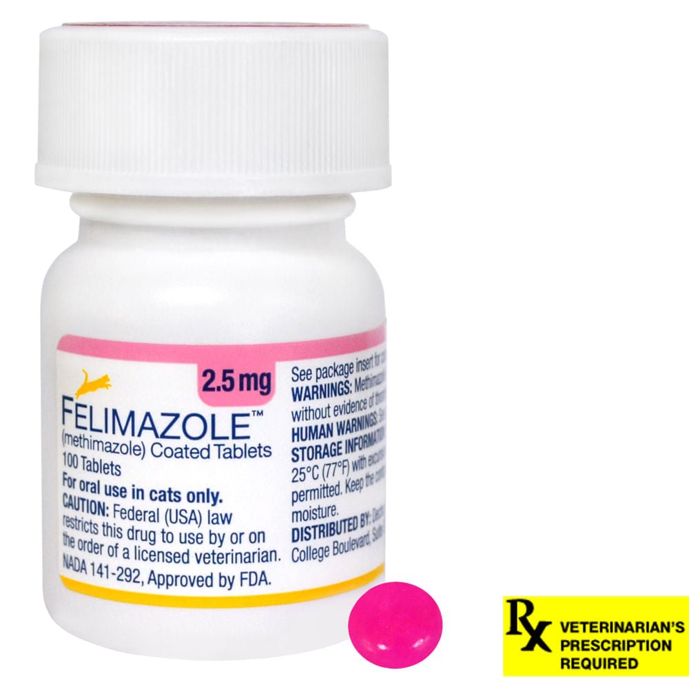 Rx Felimazole 2.5 mg x 100 tablets