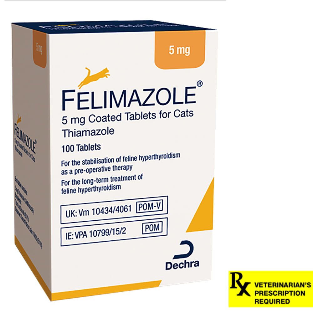 Rx Felimazole tabs 5mg x 100
