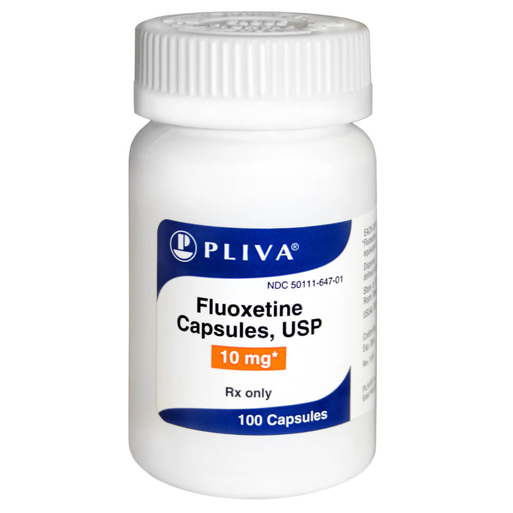 Fluoxetine Rx Capsules  10 mg x 100 ct