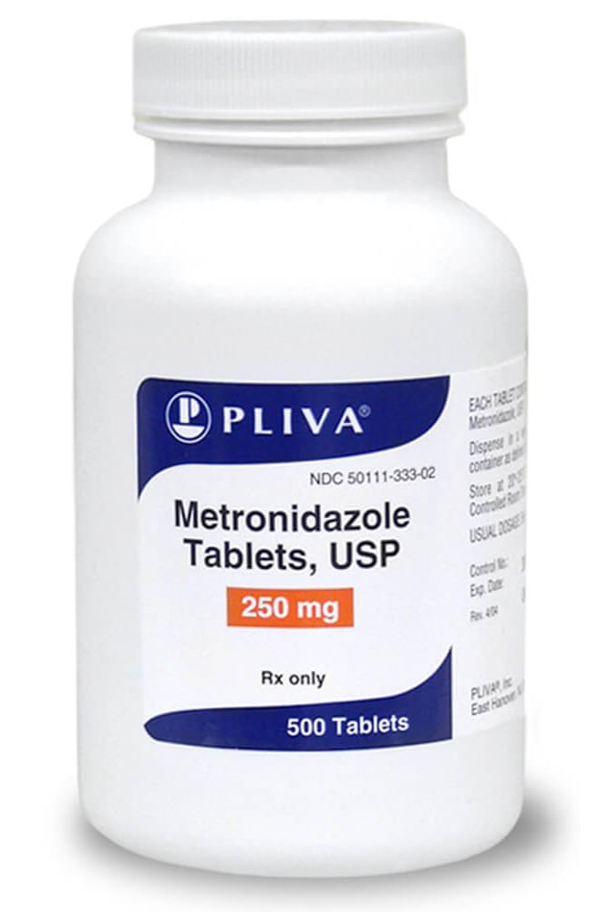 Rx Metronidazole 250mg x 500 tablets