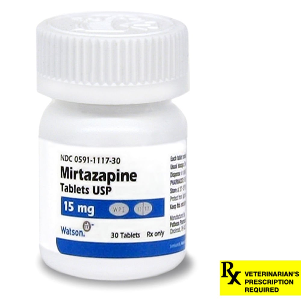 Rx Mirtazapine 15 mg x 30 tablets