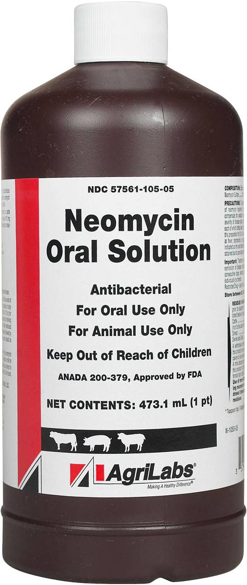 Rx Neomycin oral solution x 473ml
