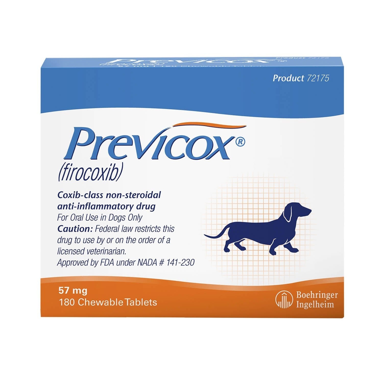 Rx Previcox 57mg x 180 tablets