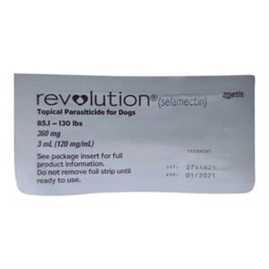 Rx Revolution canine 86-130lbs x 1 month