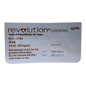 Rx Revolution canine 10.1 -20lbs x 1 month