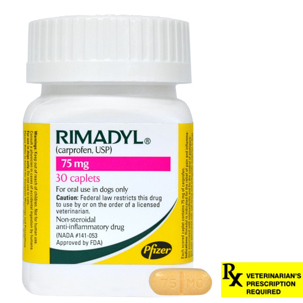 Rimadyl Rx  Caplets  75 mg x 30 ct