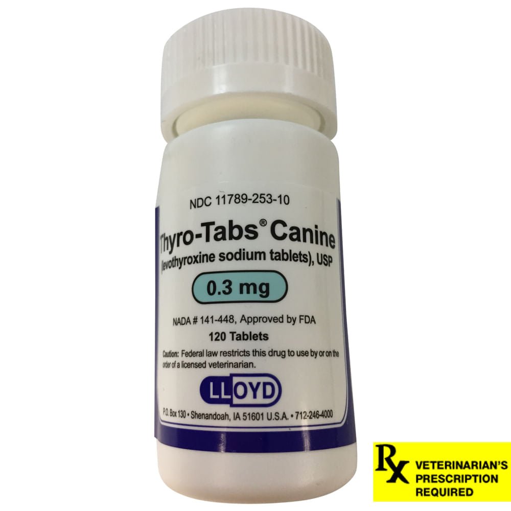 Rx Thyro-Tabs 0.3 mg X 120 tablets