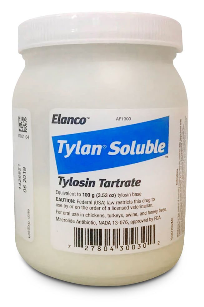 Rx Tylan Soluble Powder x 100gm bottle
