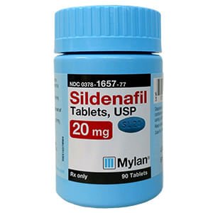 Rx Sildenafil 20mg x 90 tablets