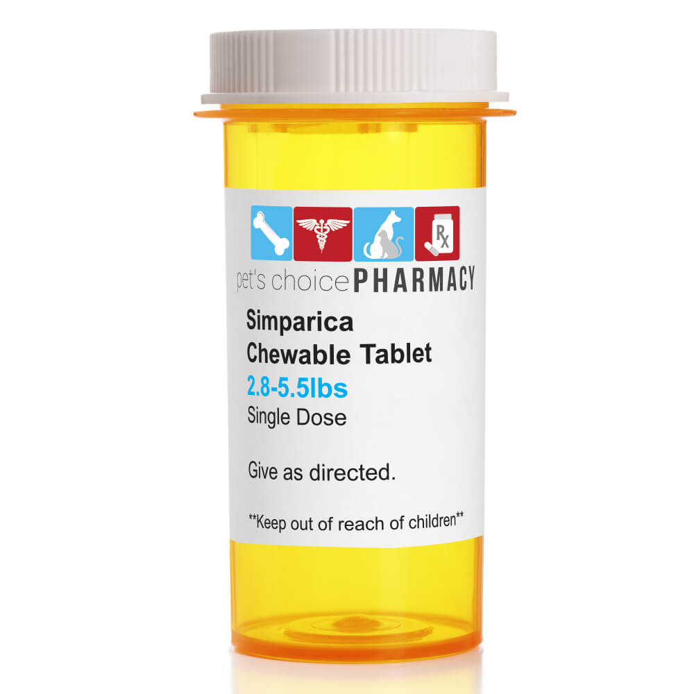 Rx Simparica 2.8-5.5lbs x 1 tablet