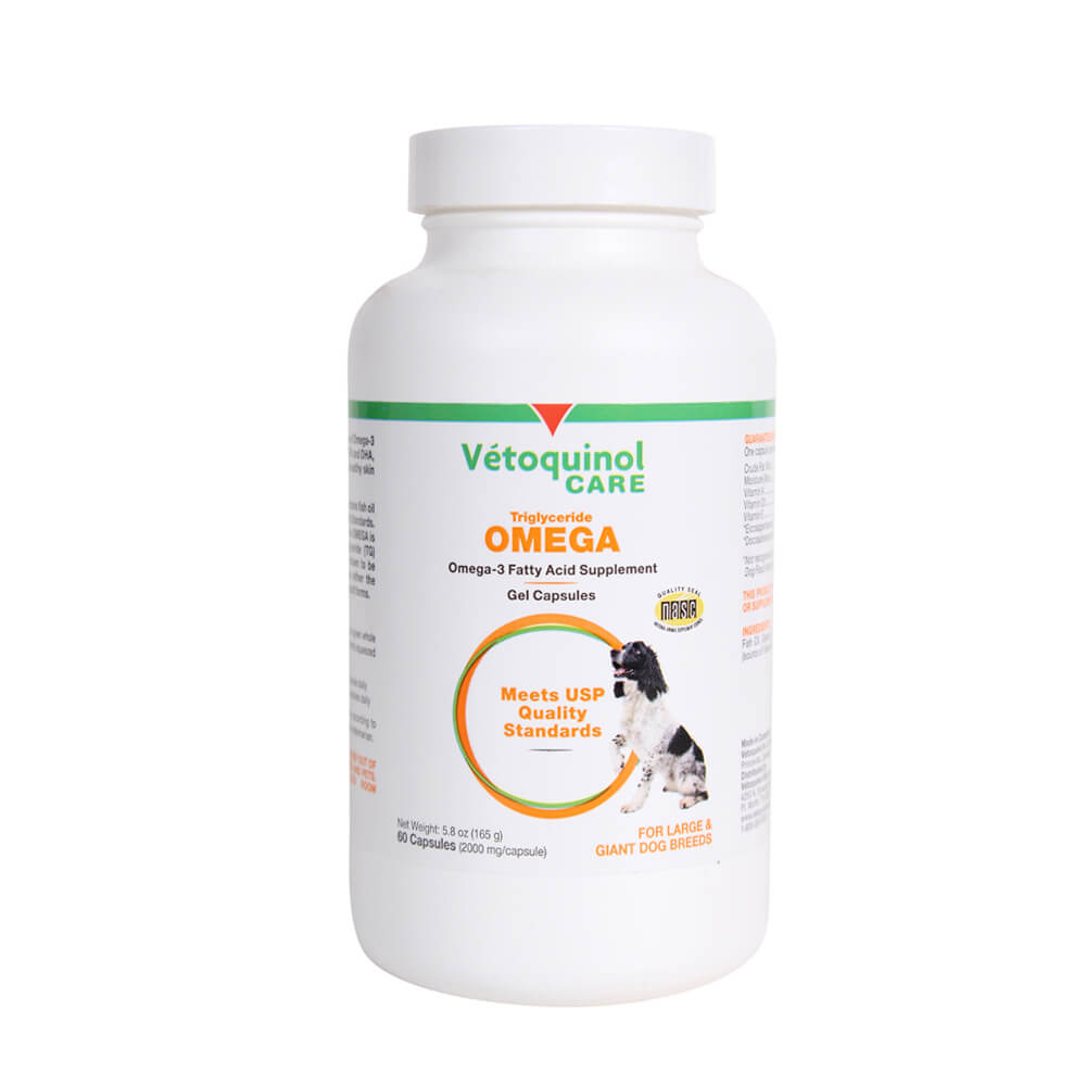 Triglyceride OMEGA  Large Capsules  for Cats and Dogs  60 Count