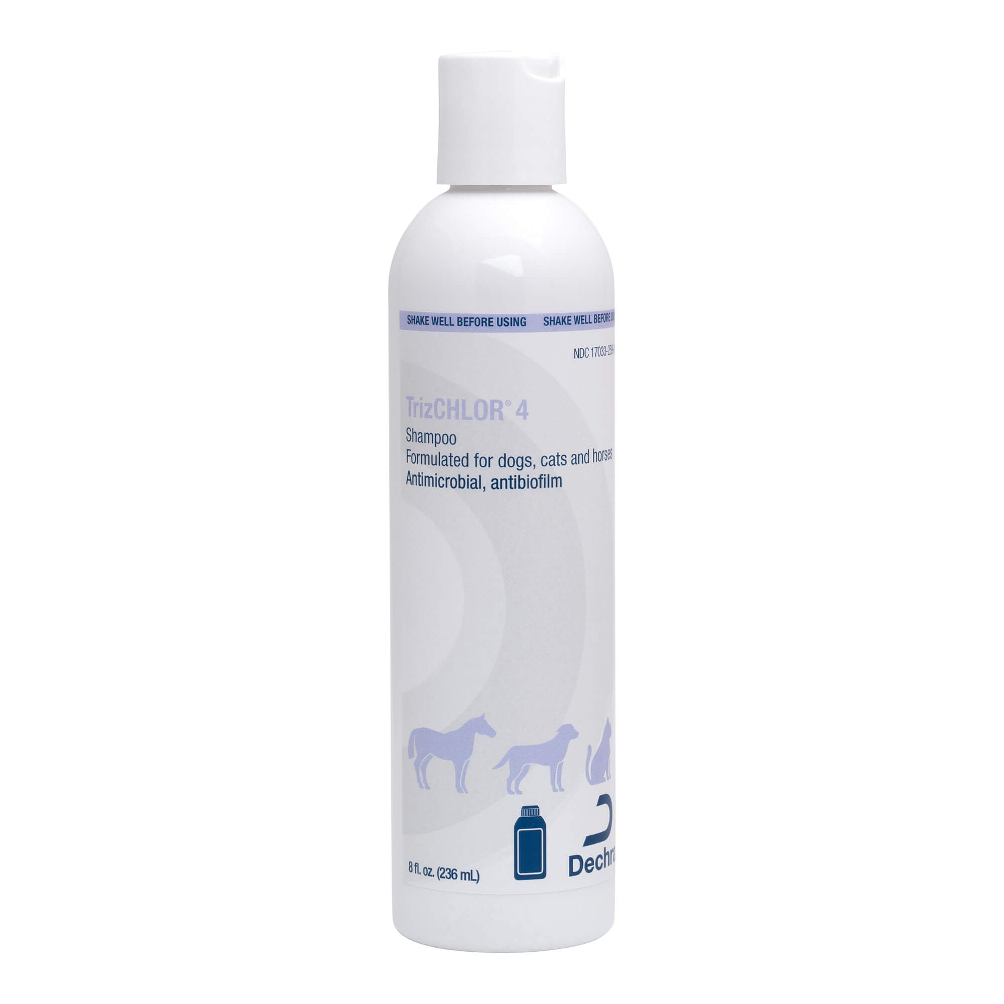 TrizCHLOR 4 Shampoo for Dogs  Cats and Horses  8 fl oz