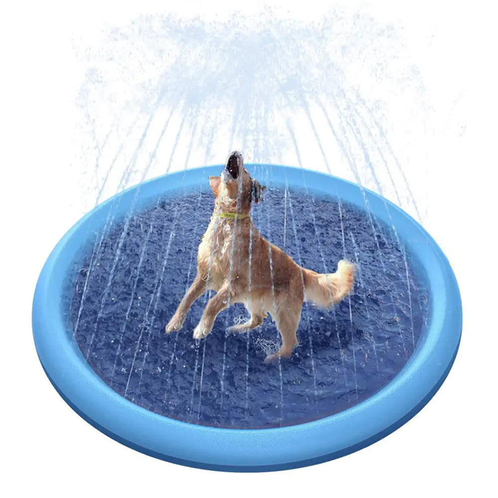Inflatable Summer Splash Pet Sprinkler Pad & Cooling Mat